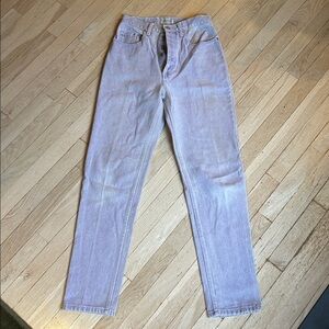 Banana Republic Lavender button fly Jeans
